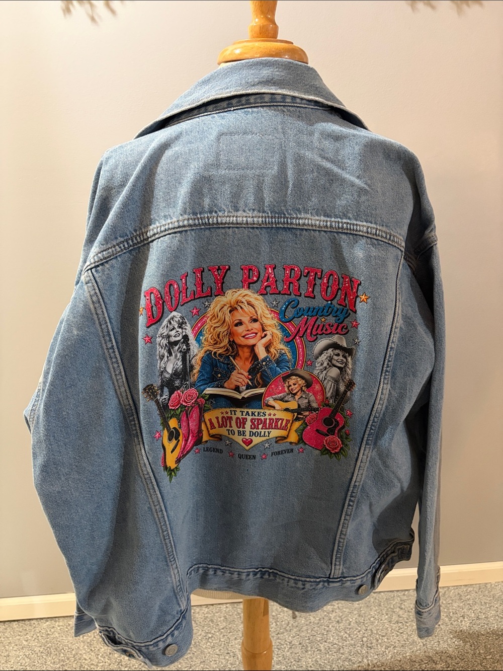 Classic Light Blue Denim Jacket with Chest Pockets